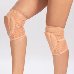 Queen Accessories Plus Size Pole Wear Queen Grippy Kneepads - Latte