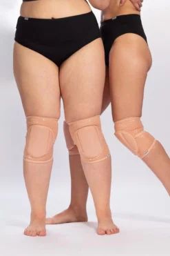 Queen Accessories Plus Size Pole Wear Queen Grippy Kneepads - Latte