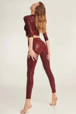 Paradise Chick Superhero Series Sticky Crop Top - Cherry Leopard All Pole Wear