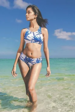 Pole Addict Openback Top - Paradise Flower