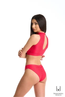 New In Bandurska Peru Top - Red