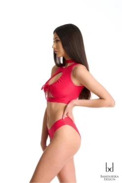 New In Bandurska Peru Top - Red