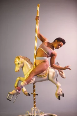 Rolling Calf High Socks - Pony Striped Accessories