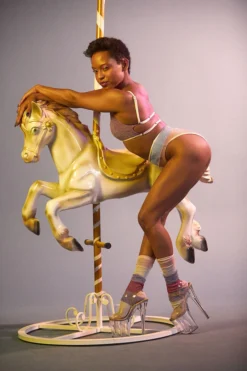 Rolling Vento Pony Reversible Bottoms - Pastel