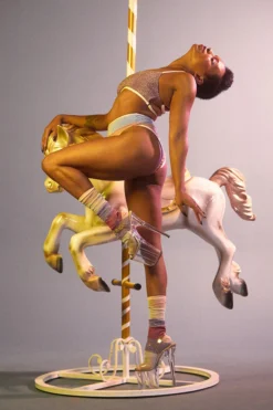 Rolling Calf High Socks - Pony Striped Accessories