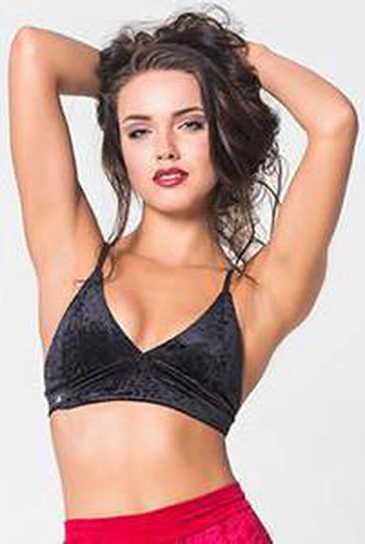 All Pole Wear RAD Monica Top - Velvet Black