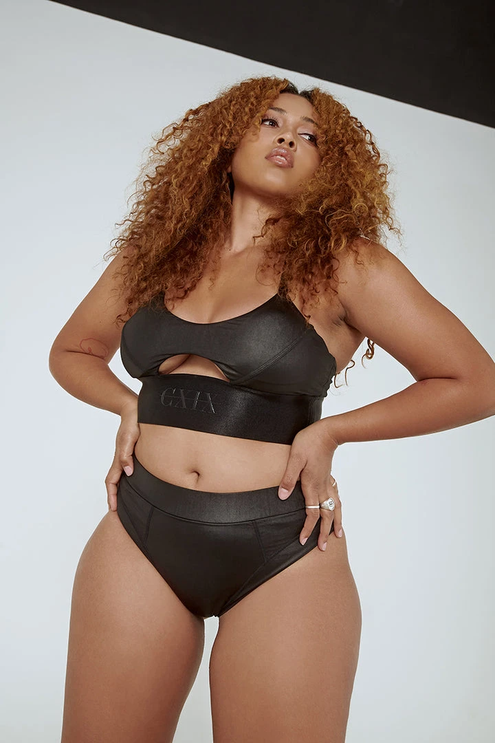 Creatures Of XIX Riding Solo Sports Bra - Black All Pole Wear