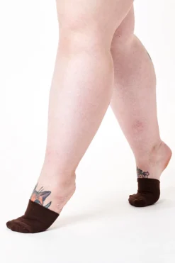 Rolling Contemporary Dance Socks - Chocolate Accessories