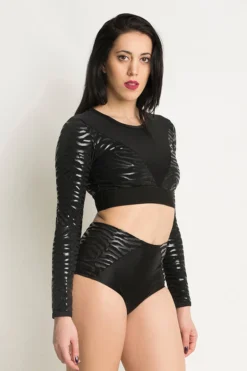 Paradise Chick Superhero Sticky Shorts - Zebra