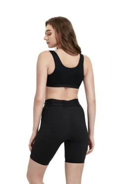 Hamade Activewear Buckle Cycling Shorts - Black All Pole Wear