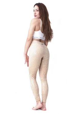 Paradise Chick Superhero Series Sticky V-String Leggings - Sand Leopard All Pole Wear