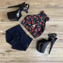 Dragonfly Hot Pants - Black