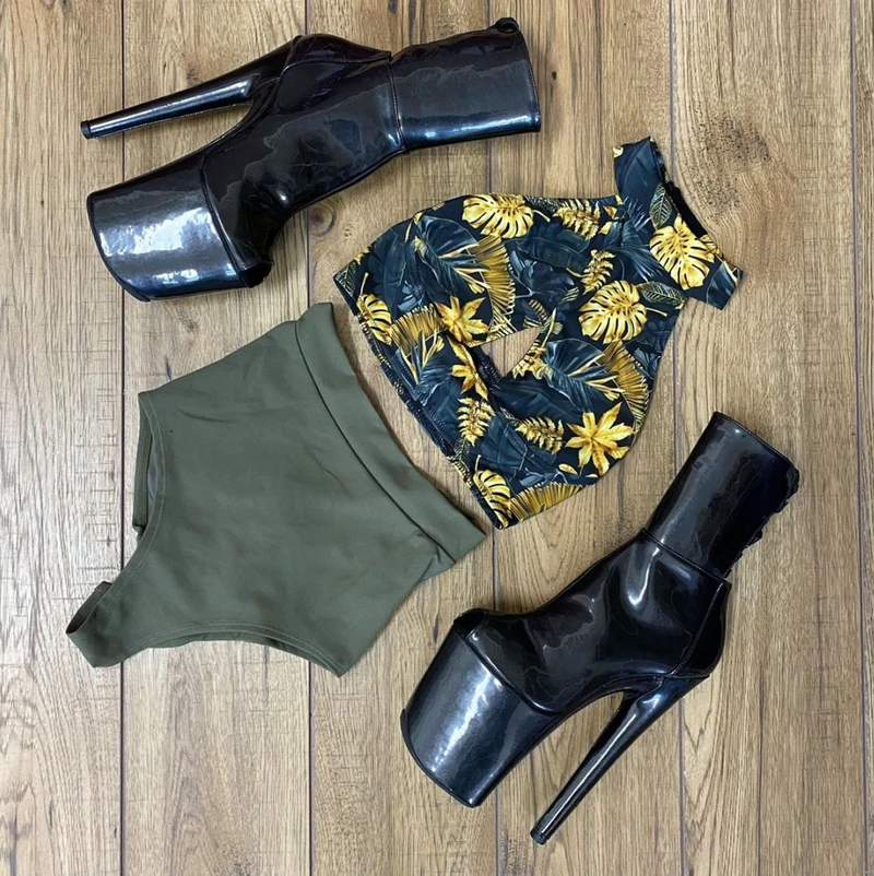 Shark Polewear Tanna Top - Gold Jungle