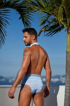 All Pole Wear Rolling Alpha High Waisted Hot Pants - Wave