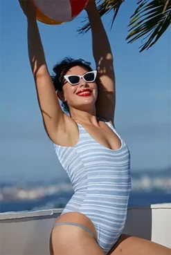 All Pole Wear Rolling Alpha Bodysuit - Wave