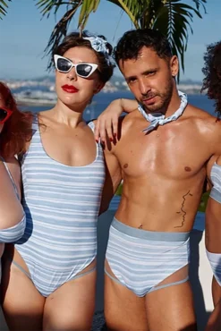 All Pole Wear Rolling Alpha Bodysuit - Wave