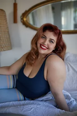 Rolling Marine Bodysuit - Ribbed Navy All Pole Wear