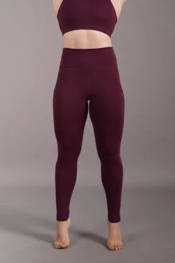 Off The Pole Scrunch Butt Leggings - Burgundy