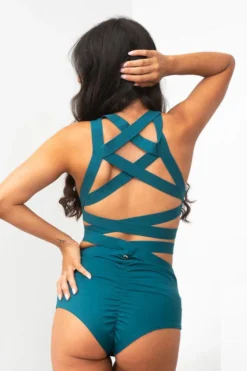 All Pole Wear Lunalae Serena Top - Recycled Teal