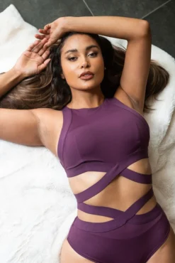 Most Loved Lunalae Serena Top - Recycled Mulberry