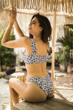 Paradise Chick Frankie Trape Top - Animal All Pole Wear