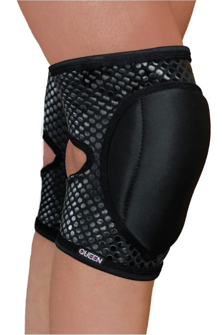 Queen Accessories Most Loved Queen Grippy Kneepads - Sleek Black