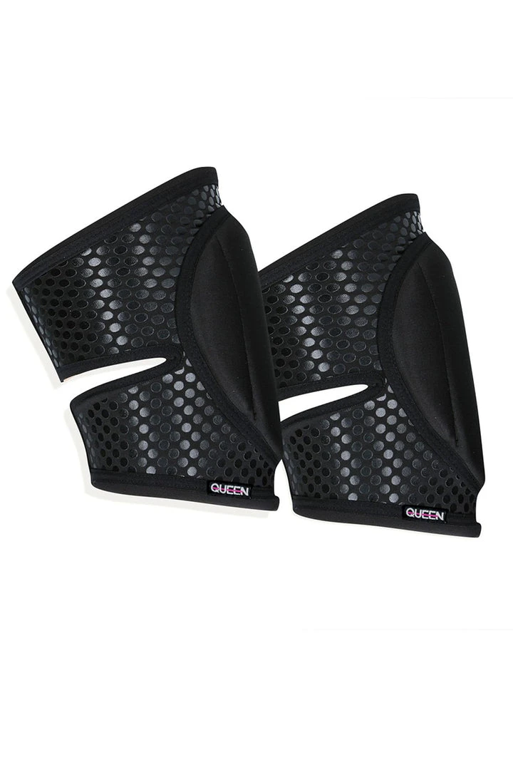 Queen Accessories Most Loved Queen Grippy Kneepads - Sleek Black