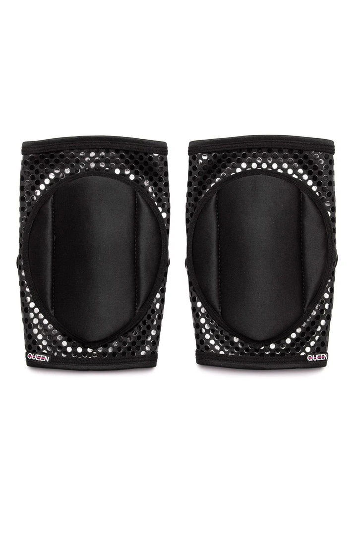 Queen Accessories Most Loved Queen Grippy Kneepads - Sleek Black