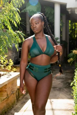 All Pole Wear Tatiana Activewear Isla Shorts - Forest Green