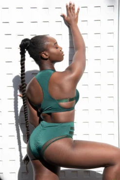 Tatiana Activewear Isla Top - Forest Green