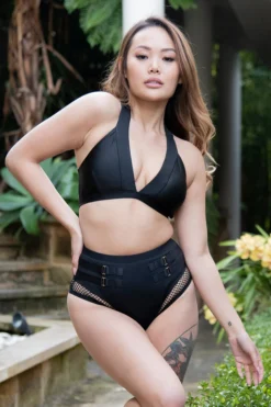 Tatiana Activewear Isla Top - Black Most Loved