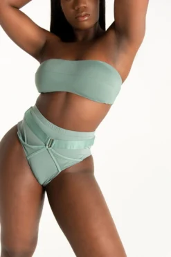Tatiana Activewear Sofia Shorts - Sage Green All Pole Wear