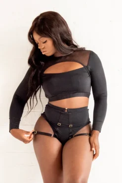 All Pole Wear Tatiana Activewear Tokio Shorts - Black