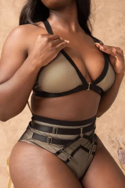 Tatiana Activewear Yuki Shorts - Black Mesh