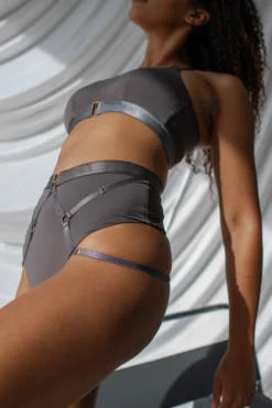 Tatiana Activewear Perla Shorts - Charcoal New In