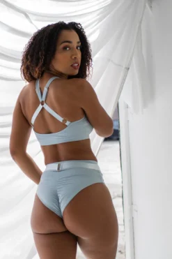 Tatiana Activewear Sofia Shorts - Baby Blue New In