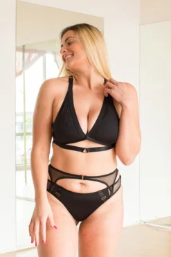 All Pole Wear Tatiana Activewear Tokio Top - Black