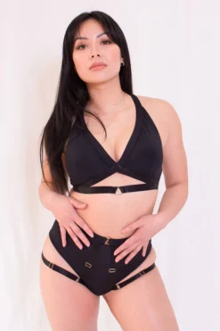 All Pole Wear Tatiana Activewear Tokio Top - Black