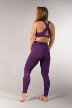Off The Pole Scrunch Butt Leggings - Dark Purple