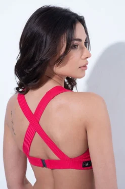 RAD Venus Top - Ribbed Red