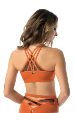 Poledancerka X-Front Top - Terracotta All Pole Wear