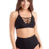 All Pole Wear Bandurska Full Moon Top - Ribbed Black