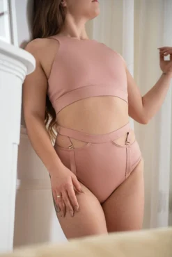 All Pole Wear Chantay Polewear Tulip Shorts - Rose