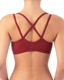 All Pole Wear Dragonfly Nicole Top - Burgundy