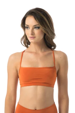 All Pole Wear Poledancerka Fox Top - Terracotta