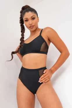 All Pole Wear Lunalae Bellani High Waisted Bottoms - Recycled Black