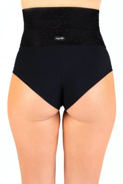 All Pole Wear Dragonfly Betty High-Waisted Shorts - Lace Black