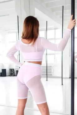 REV ACTIV Mesh Cycling Shorts - White