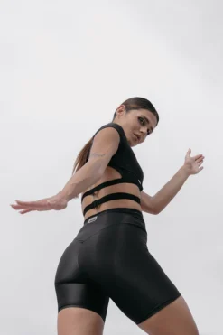 All Pole Wear Paradise Chick Biker Shorts - Black