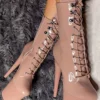 Shoes Hella Heels LipKit 8inch Boots - Boujee
